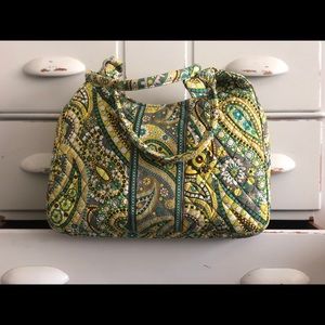 Vera Bradley Retired Large Hobo Bag Lemon Parfait